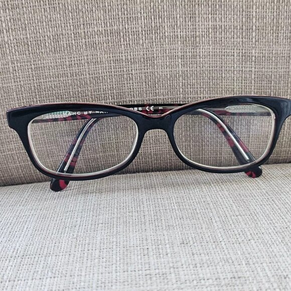 Marc by Marc Jacobs Eyeglasses Frame Black/Red Tone 52[]16 135 Glasses - Picture 4 of 10